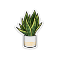 Load image into Gallery viewer, STICKER | SNAKE PLANT
