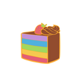 Load image into Gallery viewer, 🐝 PIN | Chocolate Pride Cake
