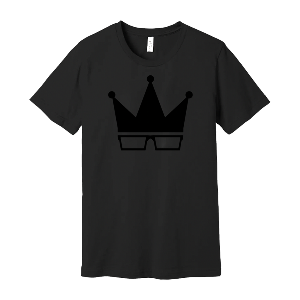 T-SHIRT  | BLACK ON BLACK CROWN