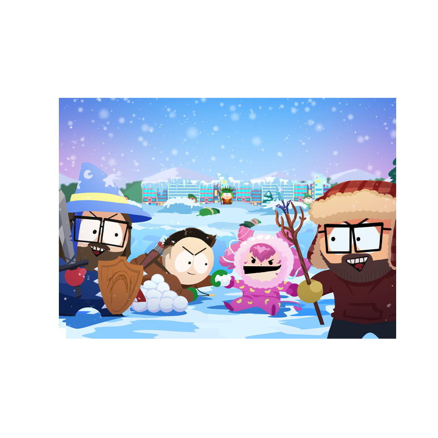 Snow Day Cartoon Collab Print