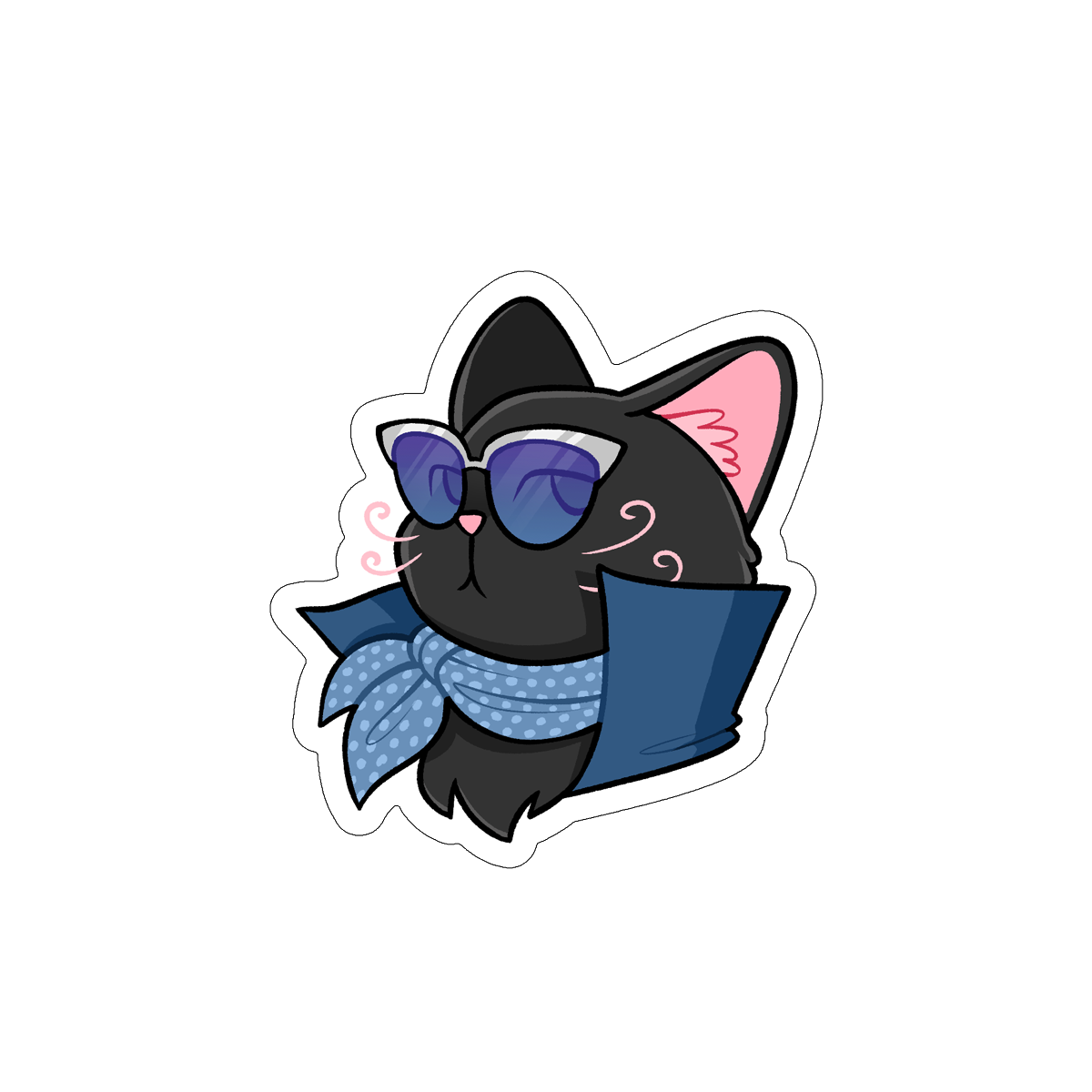🐝 Cool Sassy Cat Sticker