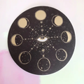 Mystic Moon Phases Metallic Sticker