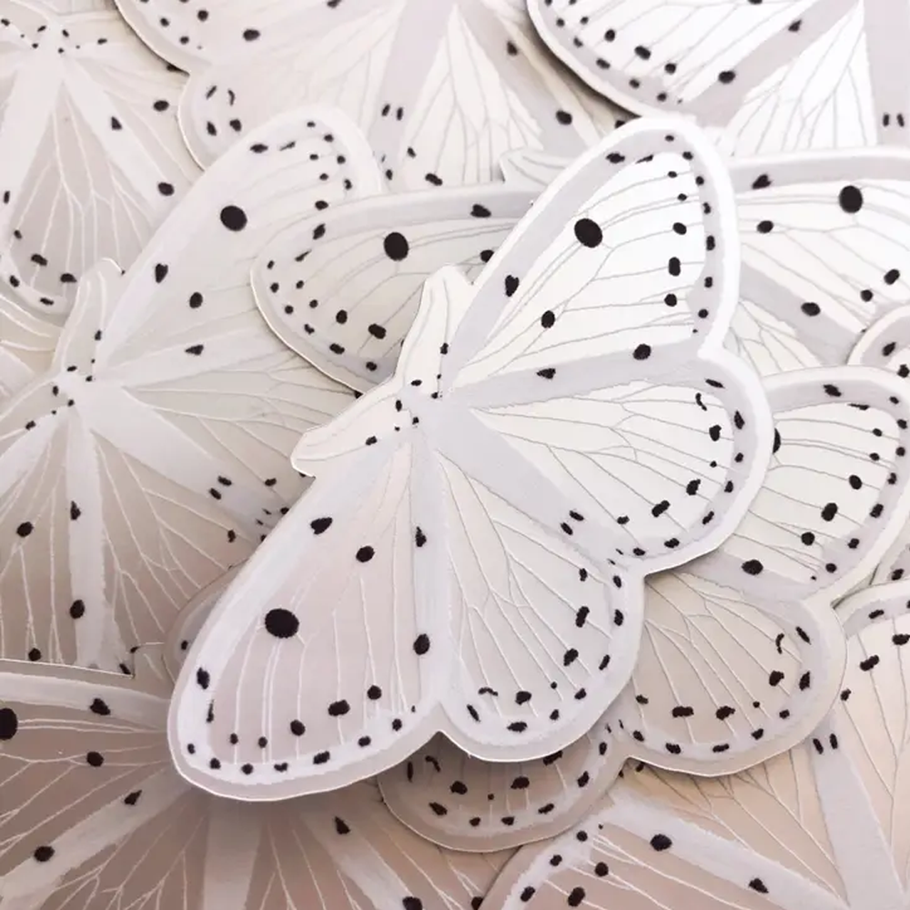 Geometrid Moth Holographic Sticker