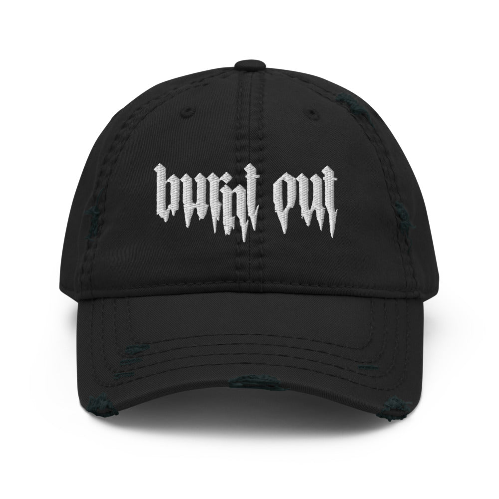 DISTRESSED DAD HAT | BURNT OUT