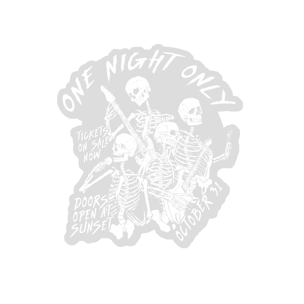 CLEAR STICKER | ONE NIGHT ONLY