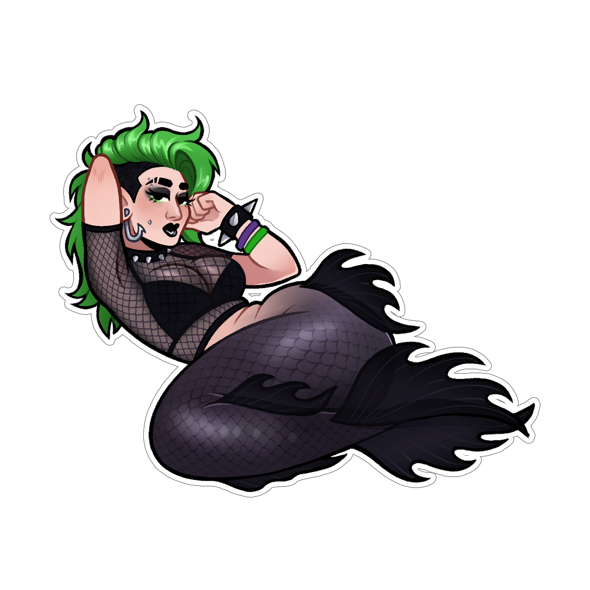 🐝 Pinup Mermaid Stickers