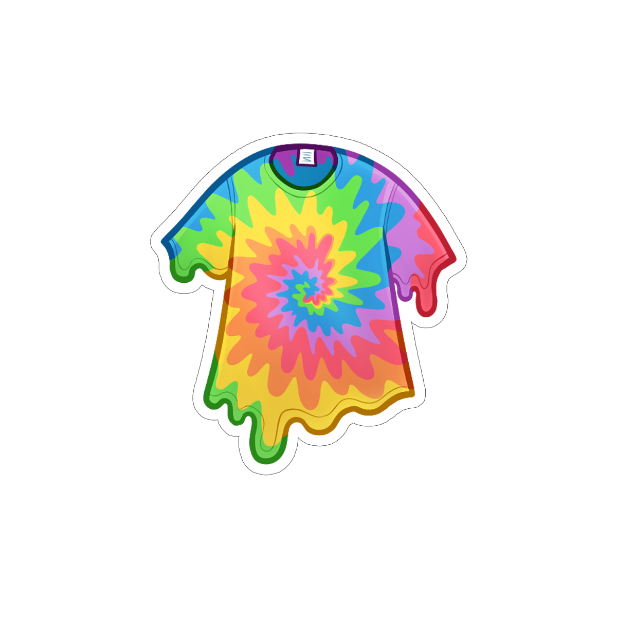 🐝 Tiedye T-Shirt Sticker