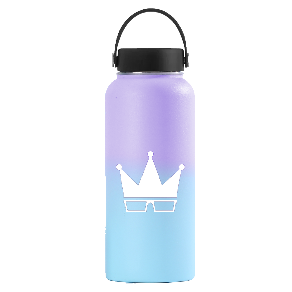 WATER BOTTLE | WHITE CROWN GRADIENT [32oz]