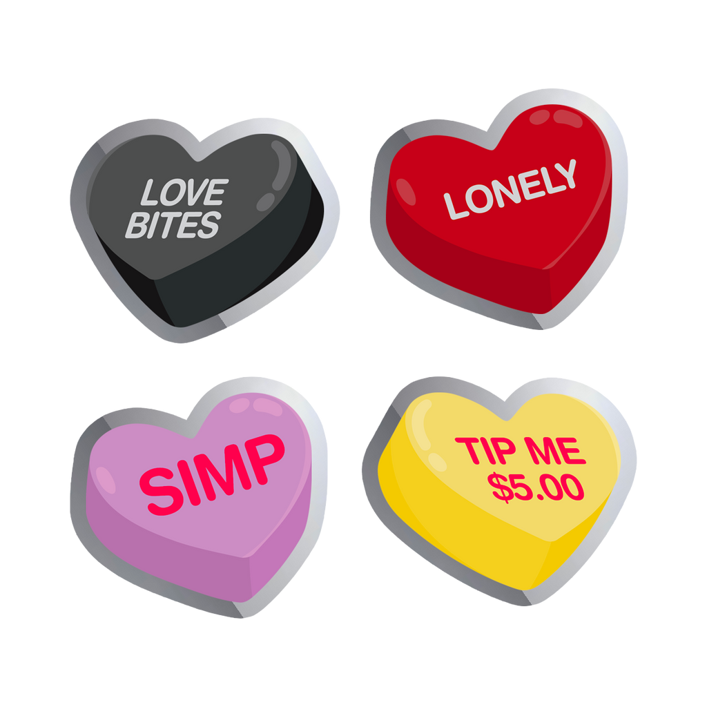 STICKERS | CANDY HEARTS