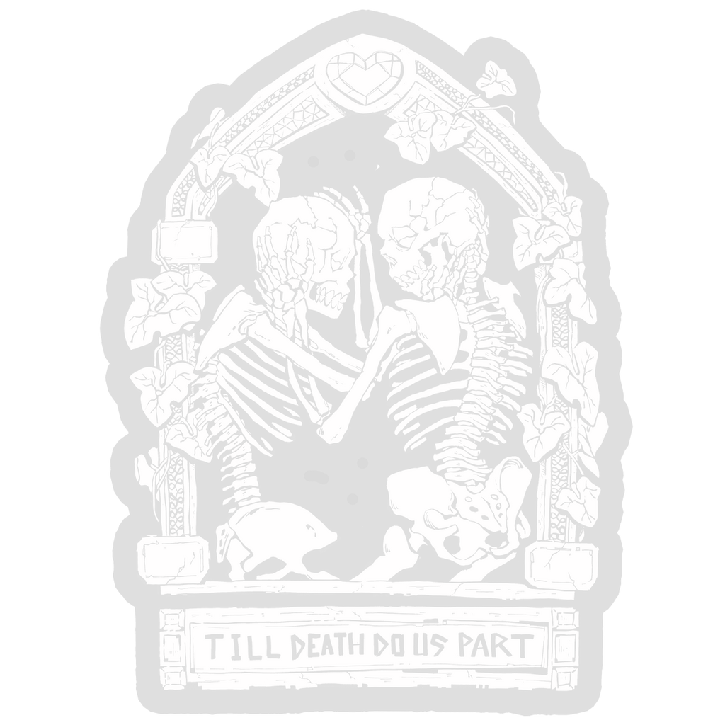 CLEAR STICKER | DEATH DO US PART