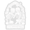 CLEAR STICKER | DEATH DO US PART