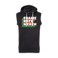 SLEEVELESS HOODIE | FRAMERATE RAINBOW [FINAL SALE]