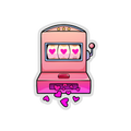 CLEAR STICKER | LOVE SLOT MACHINE [FINAL SALE]