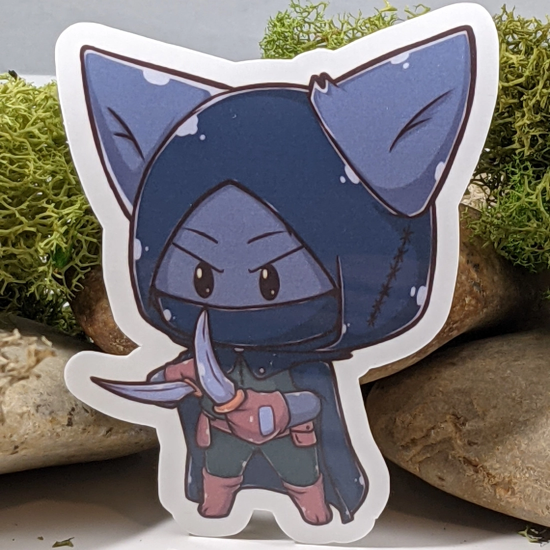 Rogue Cat DnD Inspired Tabletop Gaming Sticker