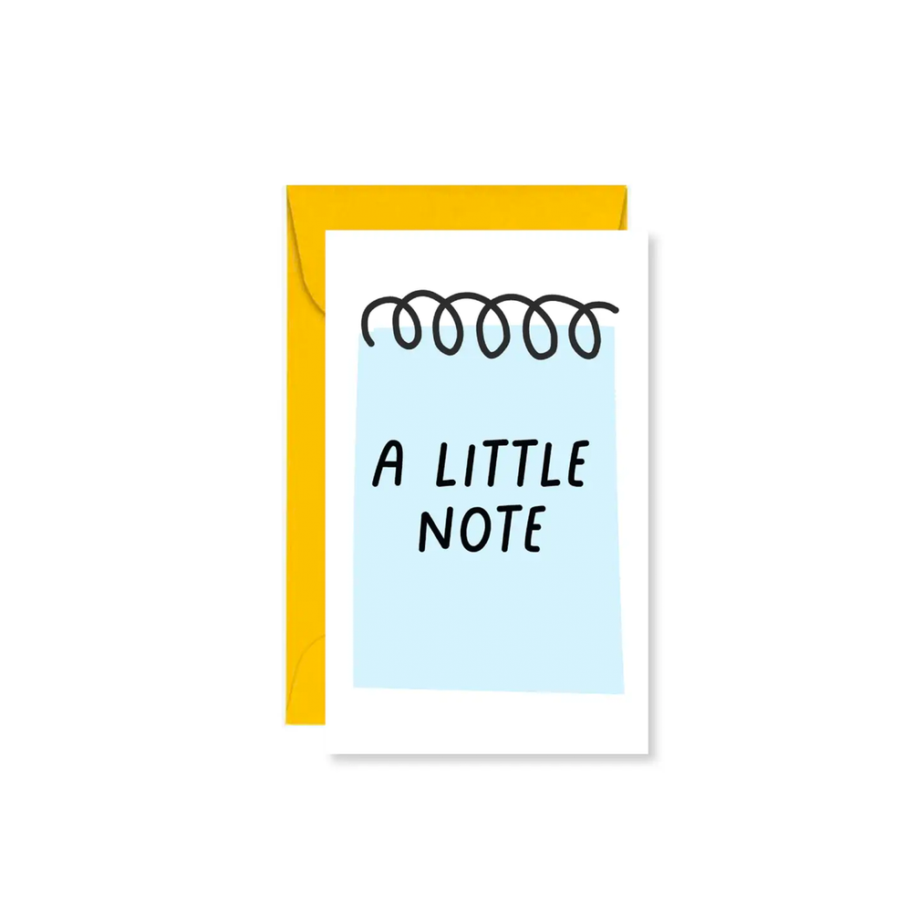 A Little Note Mini Greeting Card