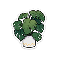 Load image into Gallery viewer, STICKER | POTTED MONSTERA PLANT
