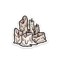 STICKER | MELTED CANDLES