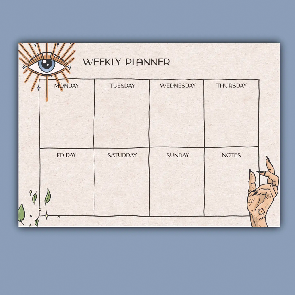 Witchy Dry Erase Weekly Planner Magnet