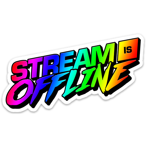 STICKER | STREAM IS OFFLINE - RAINBOW