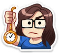 STICKER PACK | TINA EMOTES! #1 [FINAL SALE]