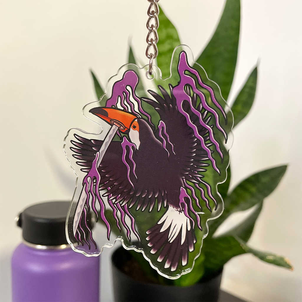 ACRYLIC KEYCHAIN | BIRDS OF RAY - TOUCAN