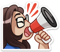 Load image into Gallery viewer, STICKER PACK | TINA EMOTES! #2 [FINAL SALE]
