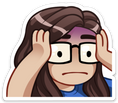Load image into Gallery viewer, STICKER PACK | TINA EMOTES! #2 [FINAL SALE]
