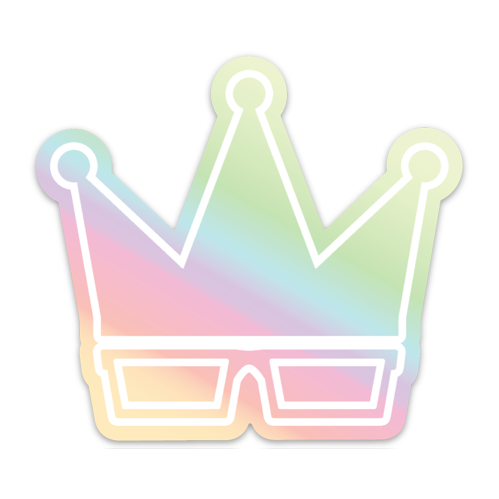 STICKER | HOLOGRAPHIC CROWN