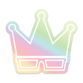 STICKER | HOLOGRAPHIC CROWN