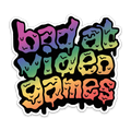 STICKER | BAD AT VIDEO GAMES - RAINBOW