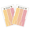 Load image into Gallery viewer, 🐝 PLANNER STICKER SHEETS | Journaling Bees
