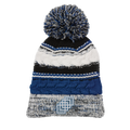 BEANIE | SLOUCHY POM-POM SQUARES LOGO