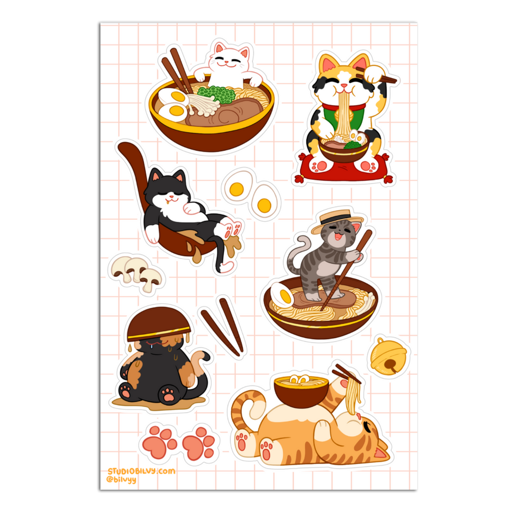 🐝 STICKER SHEET | Toncatsu Stickers