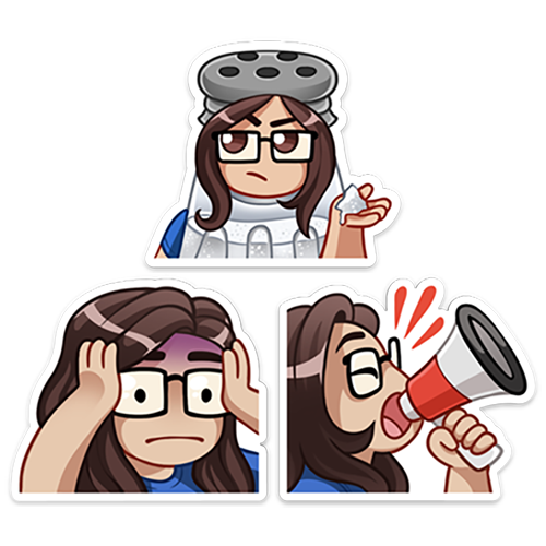 STICKER PACK | TINA EMOTES! #2 [FINAL SALE]