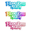 STICKER | FRAMERATE WRITTEN TEXT