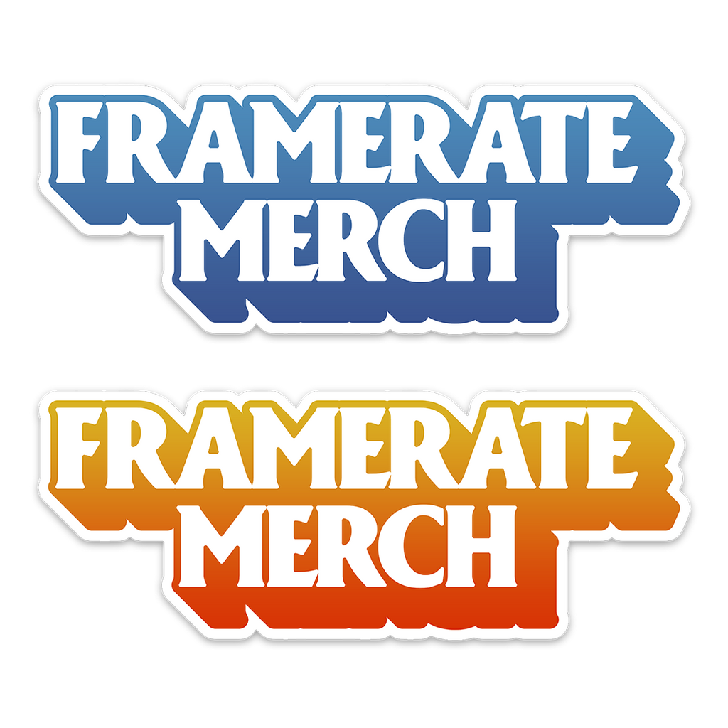 STICKER | FRAMERATE BLOCK TEXT