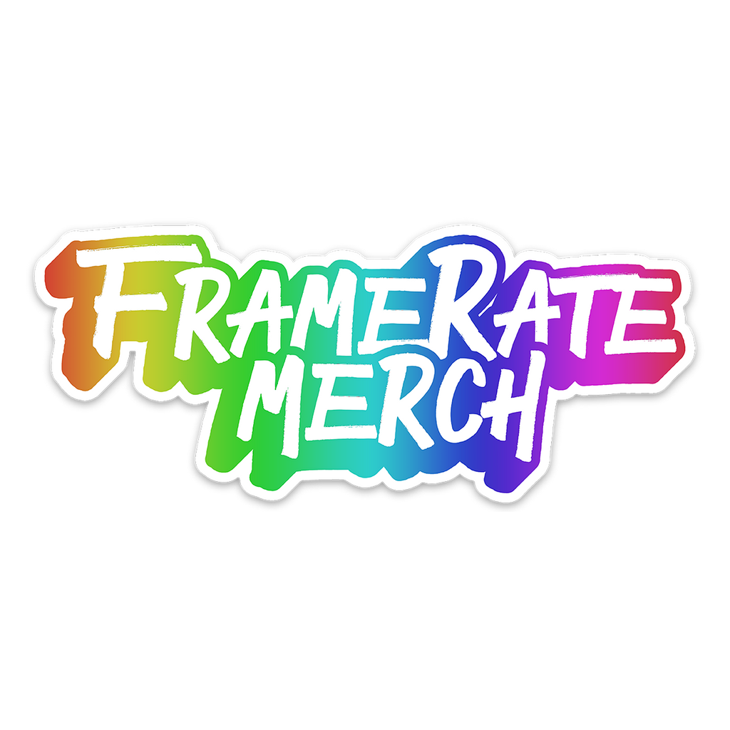 STICKER | FRAMERATE WRITTEN TEXT