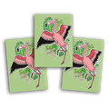 CARD SLEEVES | BIRDS OF RAY - FLAMINGO