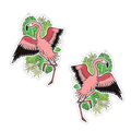 ACRYLIC KEYCHAIN | BIRDS OF RAY - FLAMINGO