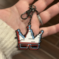 Load image into Gallery viewer, KEYCHAIN | GLITCH CROWN
