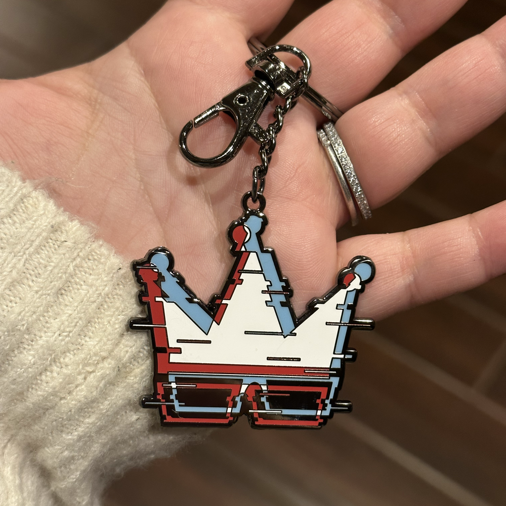 KEYCHAIN | GLITCH CROWN