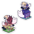 STICKER | HAUNTED CAT TREE