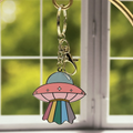 KEYCHAIN | ALIEN SPACESHIP