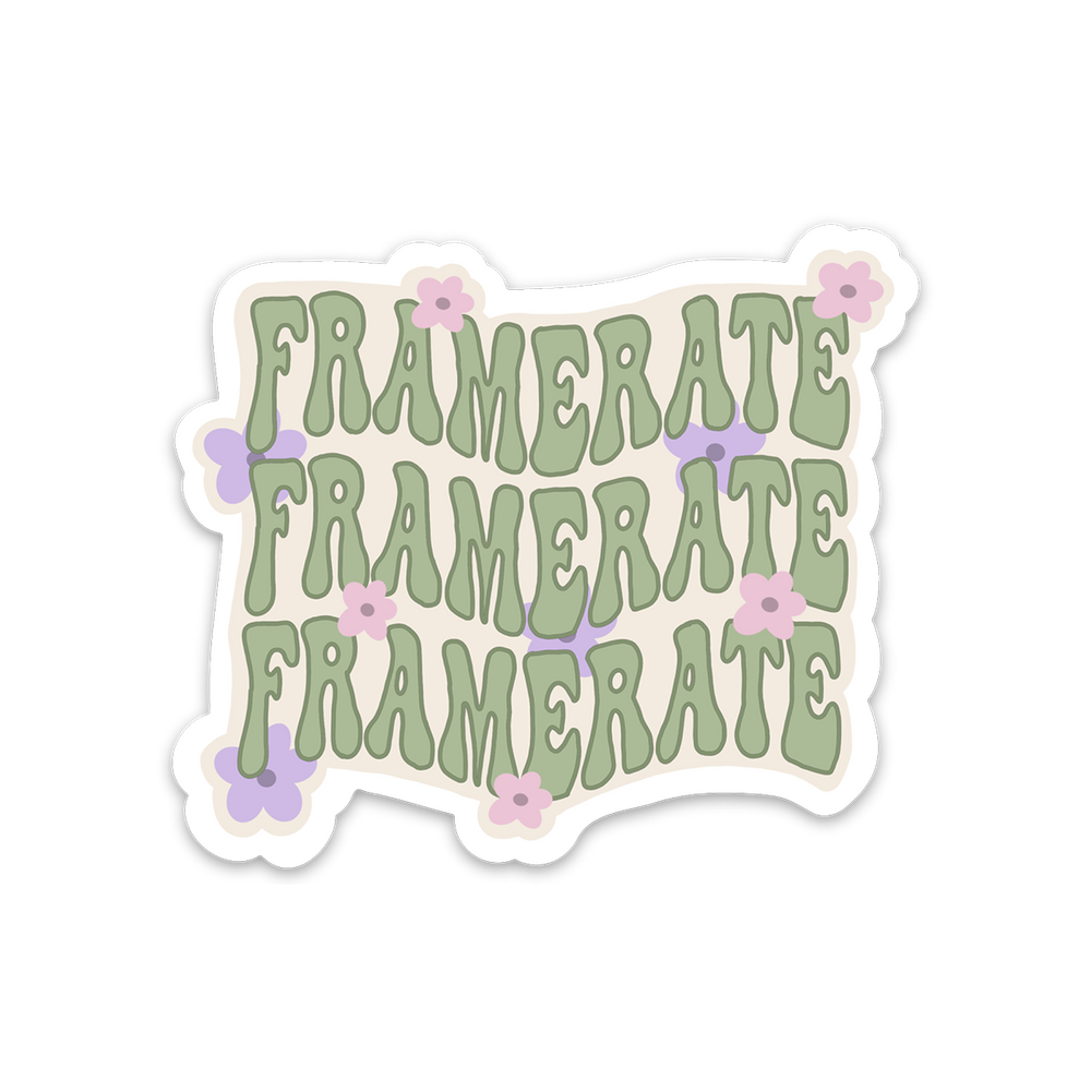 PAY WHAT YOU WANT | FRAMERATE STICKER