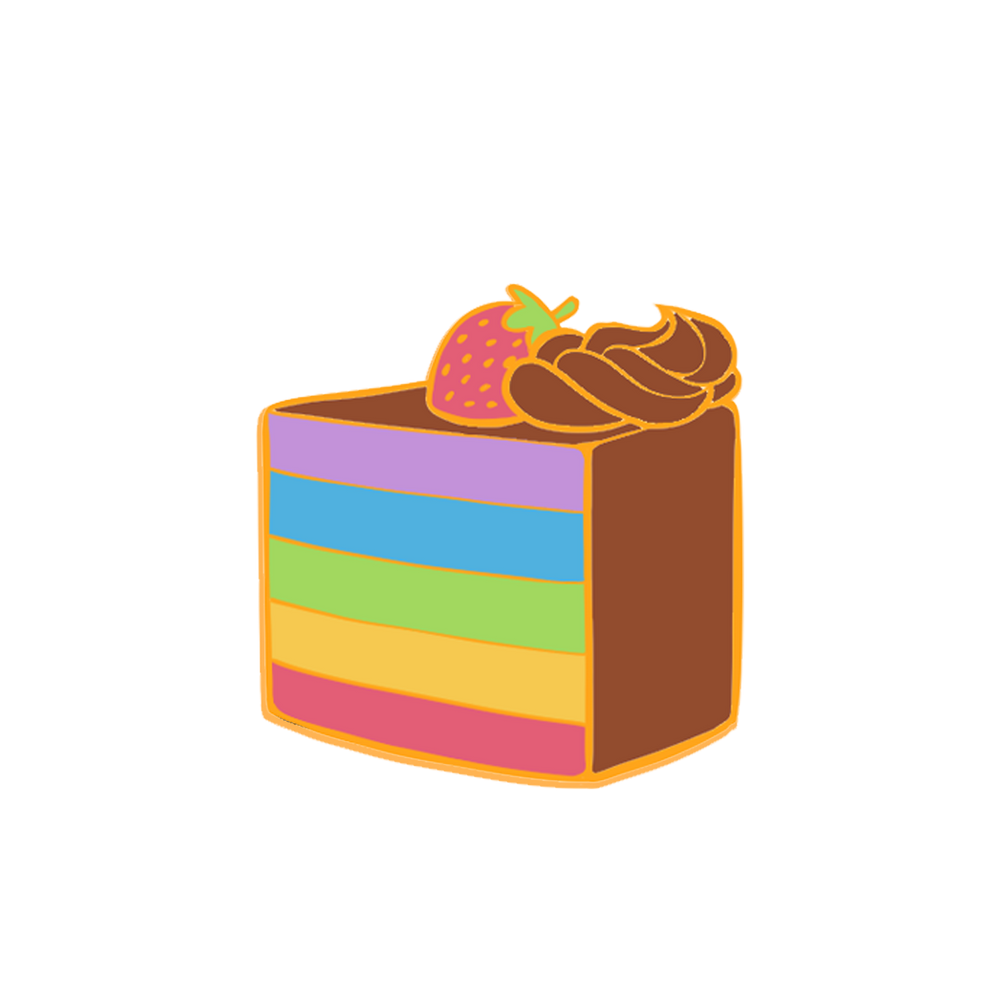 🐝 PIN | Chocolate Pride Cake