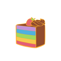 🐝 PIN | Chocolate Pride Cake