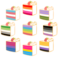 Load image into Gallery viewer, 🐝 PIN | Pride Cake
