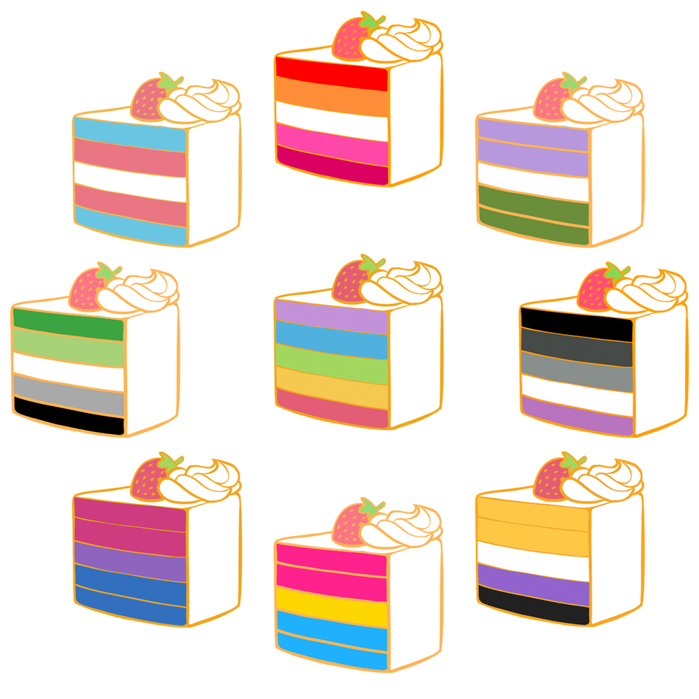 🐝 PIN | Pride Cake