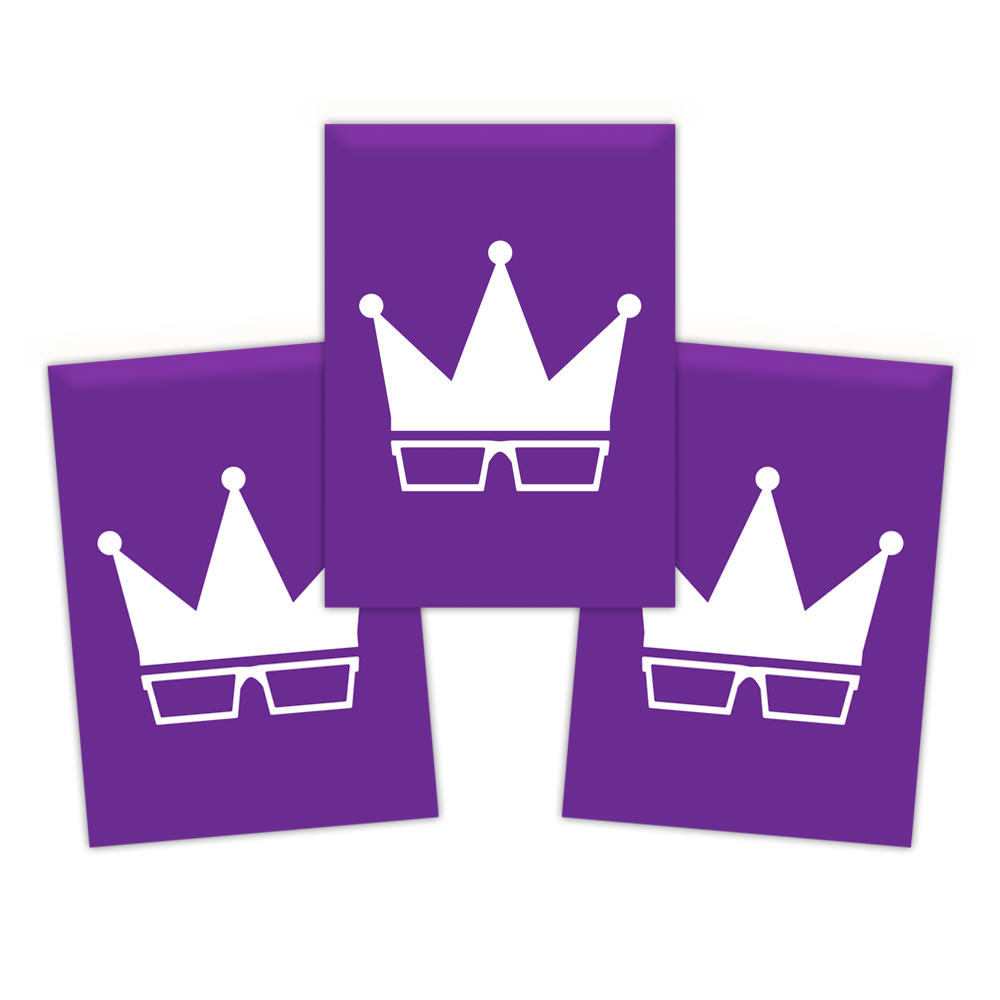CARD SLEEVES |  WHITE CROWN
