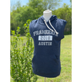 SLEEVELESS HOODIE | FRAMERATE COLLEGE [FINAL SALE]